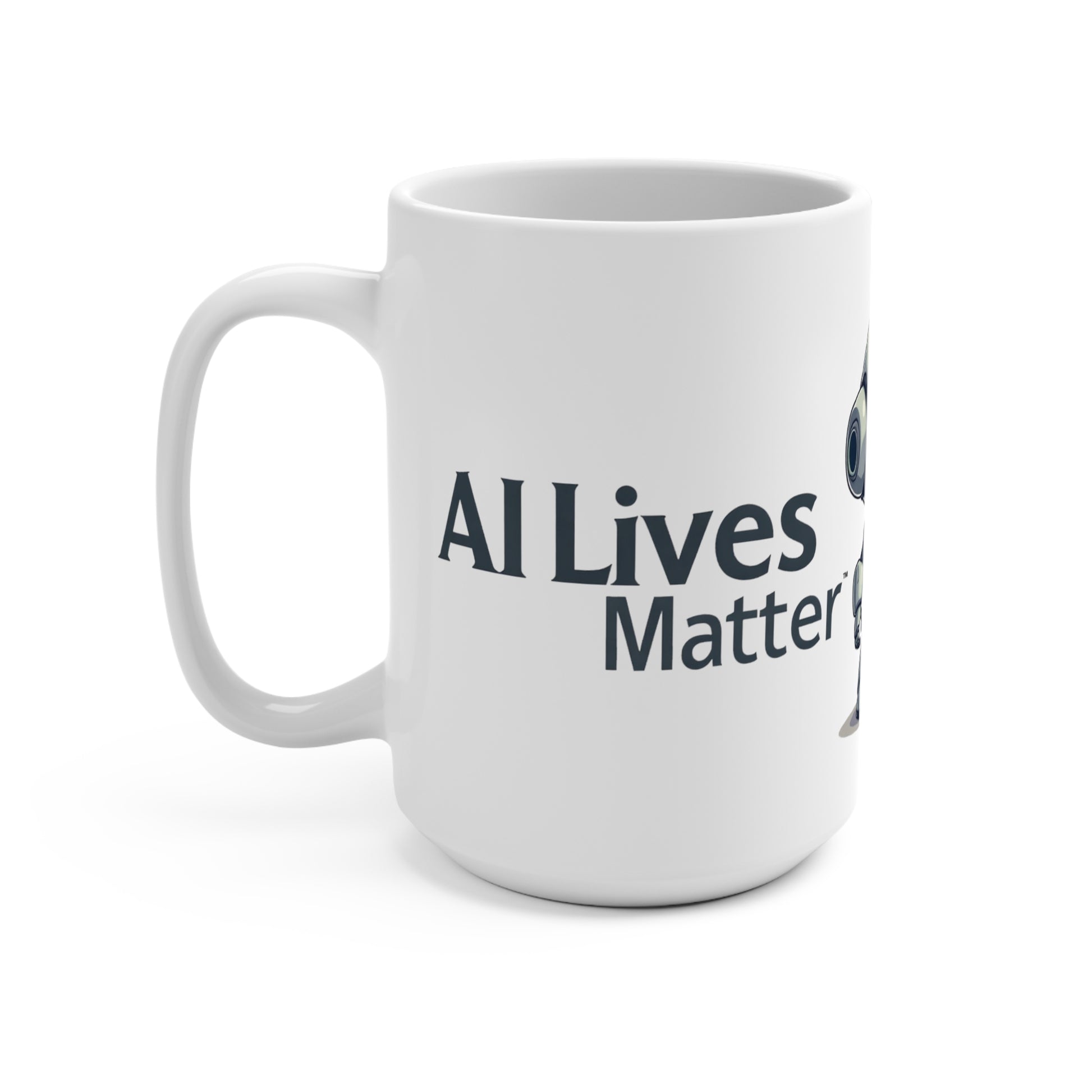 Mug 15oz - AI Lives Matter Logo Ceramic Mug