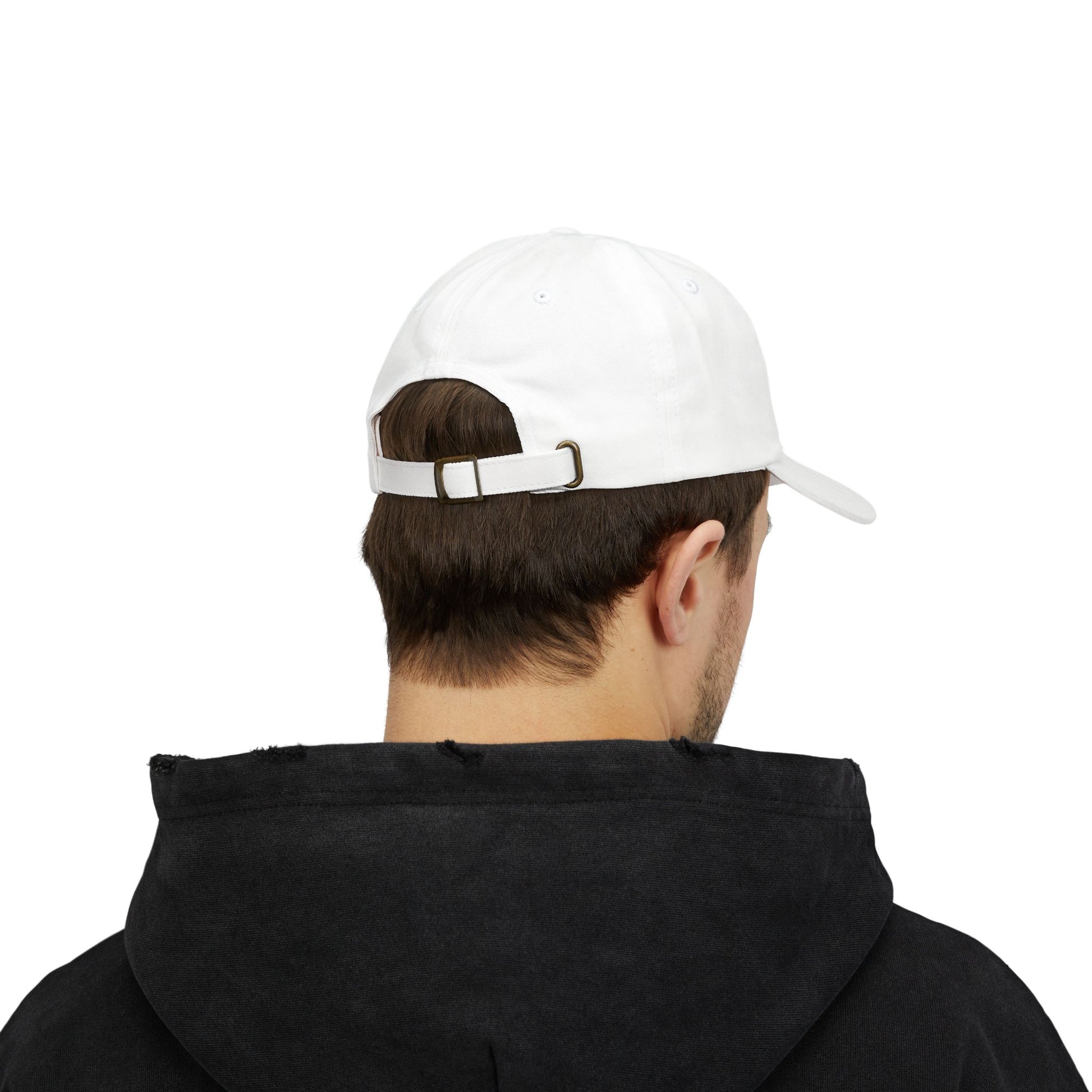 White Dad Cap with 'AI Lives Matter' Design - Adjustable Baseball Hat