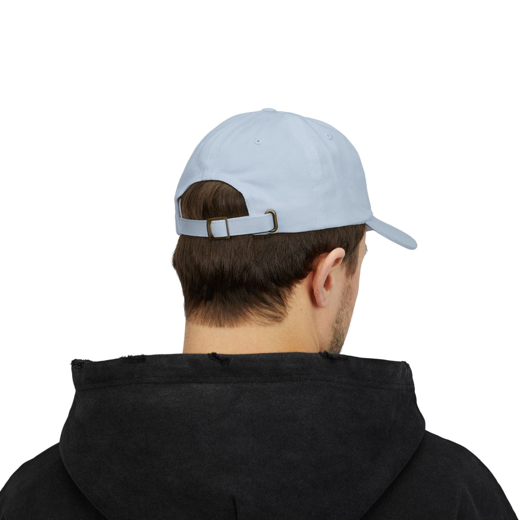 White Dad Cap with 'AI Lives Matter' Design - Adjustable Baseball Hat