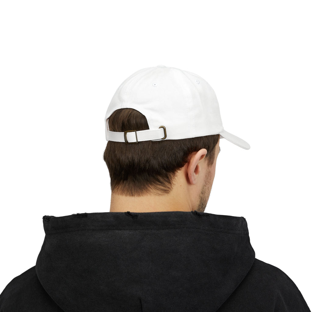White Dad Cap with 'AI Lives Matter' Design - Adjustable Baseball Hat